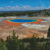 Grand Prismatic Spring Bozeman Montana Diamond Painting