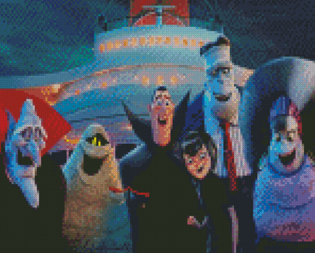 Hotel Transylvania Cartoon Diamond Painting