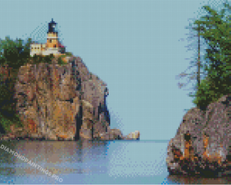 Lighthouse Of North Shore Minnesota Diamond Painting