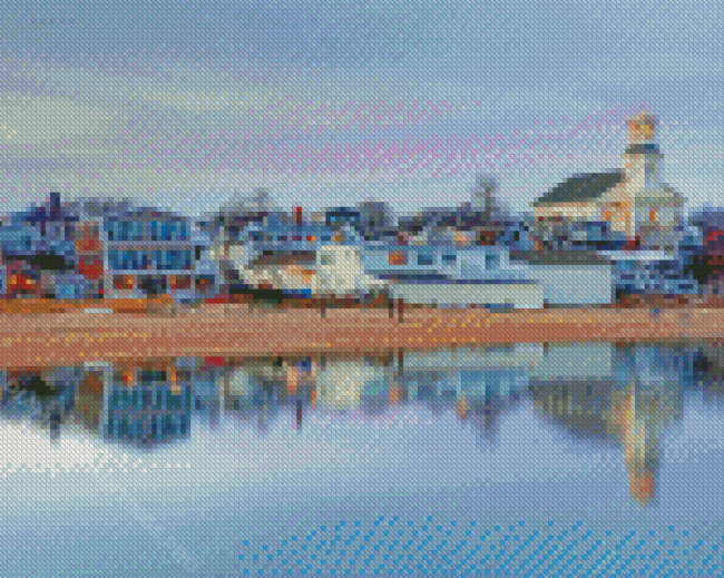 Provincetown Massachusetts Town Diamond Painting