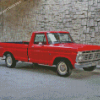 Red Ford F100 Diamond Painting