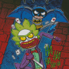 Rick Batman And Morty Joker Diamond Painting