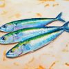 Sardines Fish Art Diamond Painting