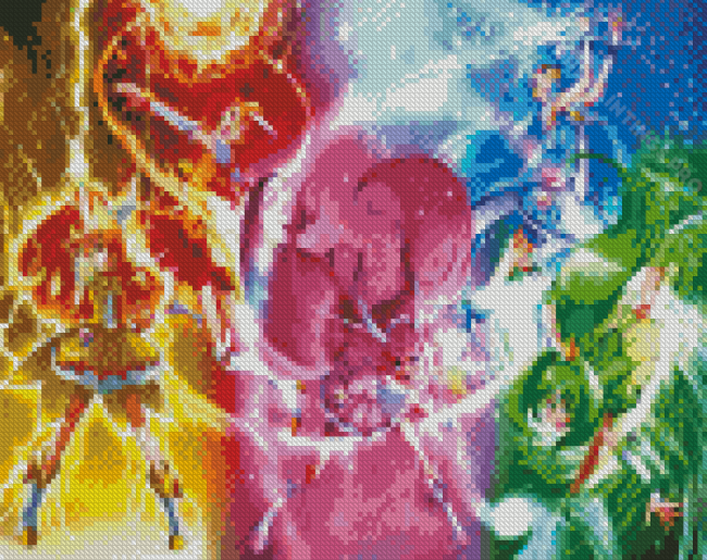 Smile Precure Series Characters Diamond Painting