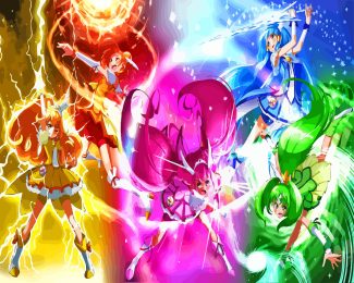 Smile Precure Series Characters Diamond Painting