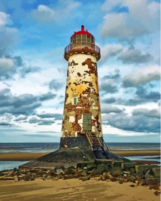 Talacre Lighthouse Wales Diamond Painting