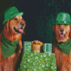 The Leprechaun Dogs Diamond Painting