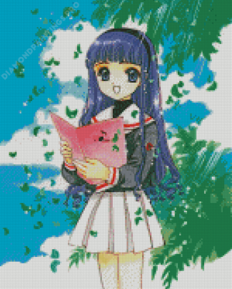 Tomoyo Daidouji Anime Girl Diamond Painting