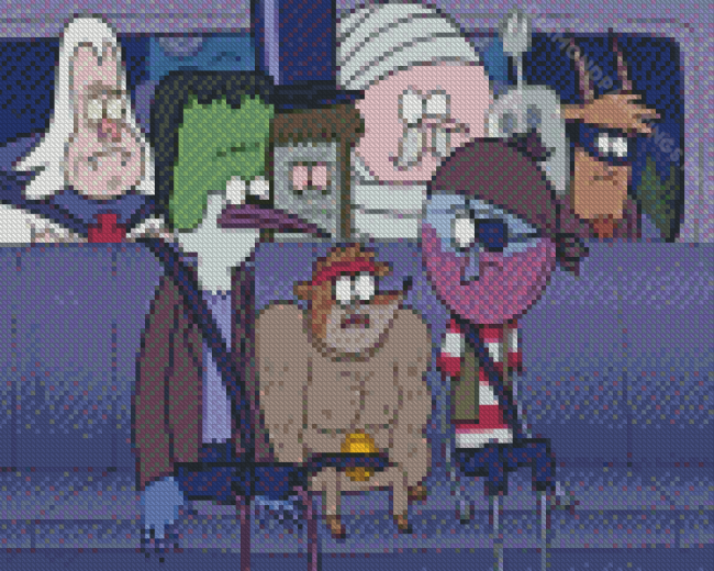 Aesthetic Regular Show Diamond Painting