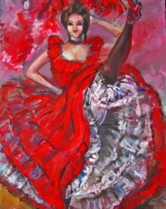 Can Can Dancer Diamond Painting