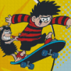 Dennis The Menace And Gnasher Diamond Painting