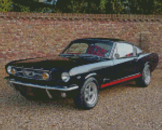 Good Ford Mustang 65 Diamond Painting