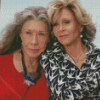 Grace And Frankie Serie Characters Diamond Painting