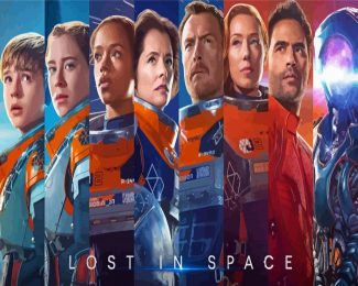 Lost In Space Serie Characters Diamond Painting