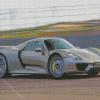 Porsche 918 Car Diamond Painting