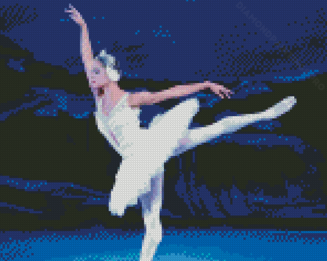 Swan Lake Ballerina Diamond Painting