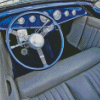 1932 Ford Car Interior Diamond Painting