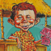 Alfred E Neuman Comic Book Character Diamond Painting