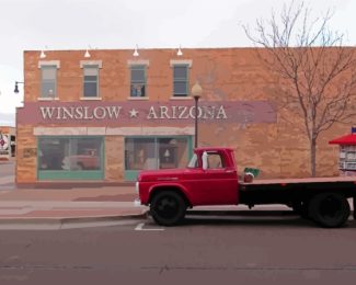 Arizona Standing On The Corner In Winslow Diamond Painting