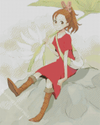 Arrietty Anime Girl Diamond Painting