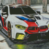BMW Race Car Diamond Painting