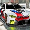 BMW Race Car Diamond Painting