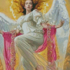 Blonde Angel Diamond Painting