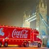 Christmas Coca Cola Truck Diamond Painting