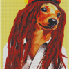 Dog In Dreadlocks Diamond Painting