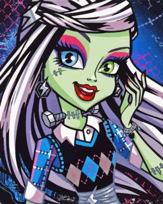 Frankie Stein Monster High Diamond Painting