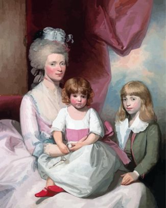 Gilbert Stuart Portrait Of A Family Diamond Painting