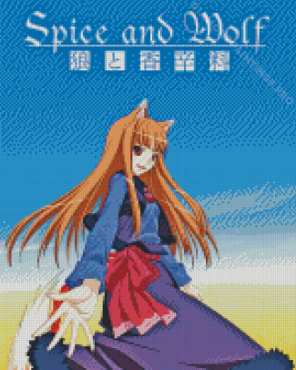 Holo Spice And Wolf Poster Diamond Painting