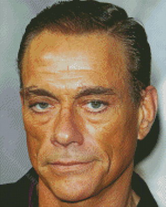 Jean Claude Van Damme Actor Diamond Painting