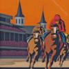 Kentucky Derby Poster Diamond Painting