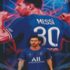 Lionel Messi PSG Player Diamond Painting