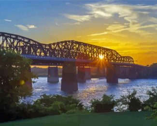 Memphis Bridge Tennessee Diamond Painting