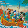 Mickey Donald Goofy Diamond Painting