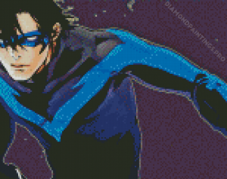 Nightwing Diamond Painting