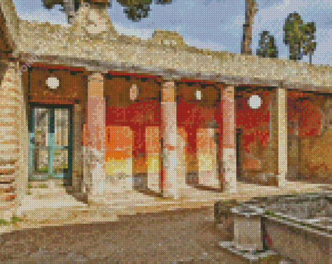 Pompeii Ruins Italy Diamond Painting