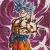 Powerful Mui Goku Dragon Ball Z Diamond Painting