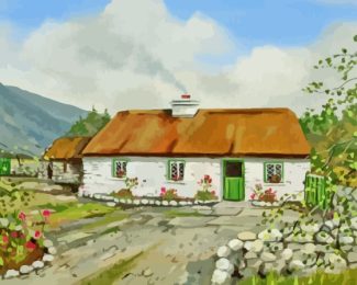 Quiet Man Cottage Diamond Painting