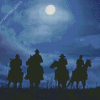 Red Dead Redemption 2 Silhouette Diamond Painting