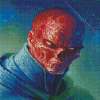 Red Skull Diamond Painting