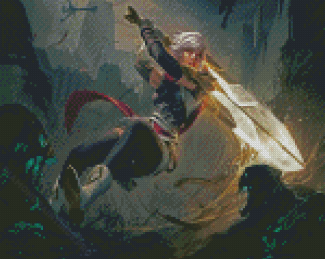 Riven The Exile Diamond Painting