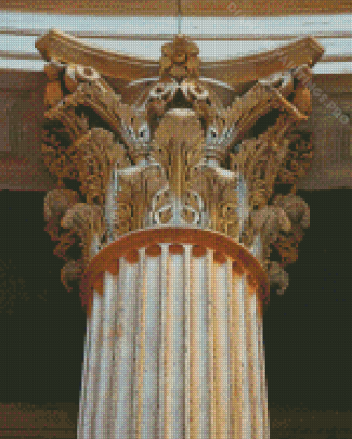 Roman Corinthian Columns Diamond Painting