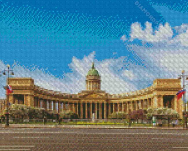 Russia Kazan Cathedral Diamond Painting