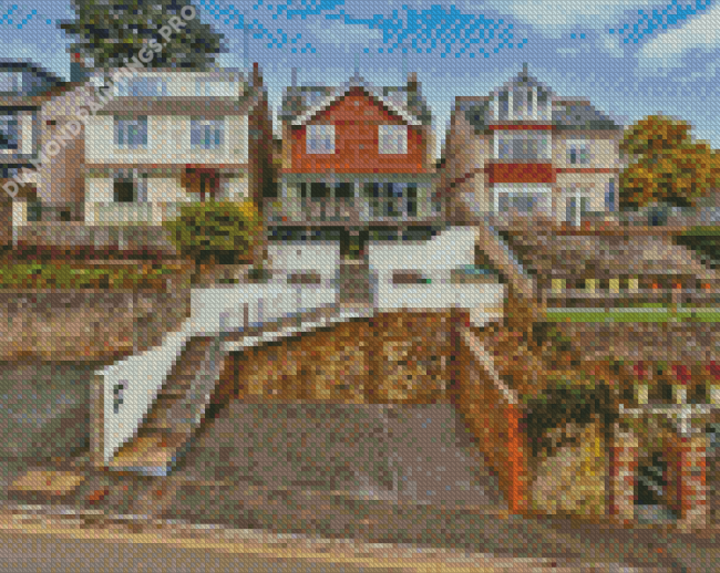 Salcombe Houses Diamond Painting