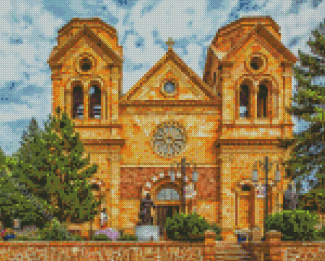 Santa Fe Cathedral Diamond Painting