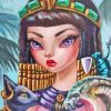 Simona Candini Cleopatra Closeup Diamond Painting