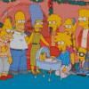 The Simpsons With Christmas Tree Diamond Painting